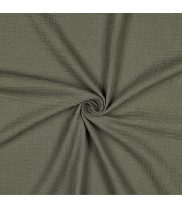 Double gaze - Coton - KAKI