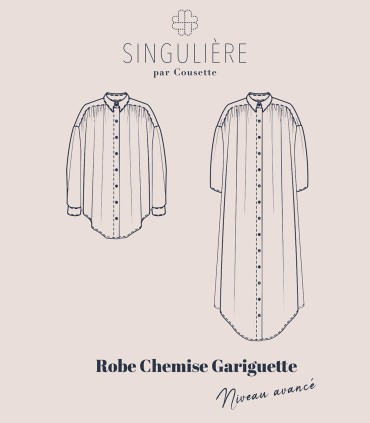 SINGULIÈRE par COUSETTE :La Robe Chemise GARIGUETTE