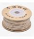 Cordon coton macramé torsadé - 1mm - NATUREL