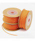Cordon coton macramé torsadé - 1mm - ORANGE
