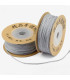 Cordon coton macramé torsadé - 1mm - GRIS
