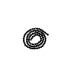 Chapelet de perles en verre 4mm - NOIR