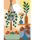 SEG - Canevas Penelope 40 X30cm - PLANTES SUSPENDUES
