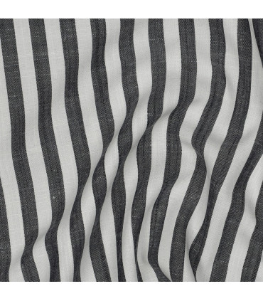 Viscose - Rayures larges - MARINE