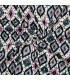 POPPY : Velours matelassé double face motif IKAT