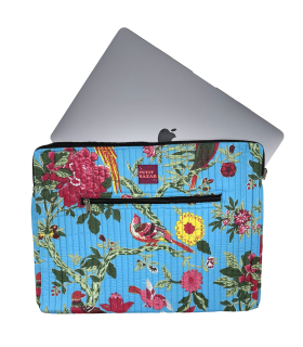 Housse Ordinateur - 15 pouces  - Birdie - TURQUOISE