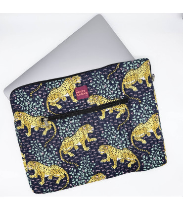 Housse Ordinateur - 15 pouces  - Rajah - MARINE
