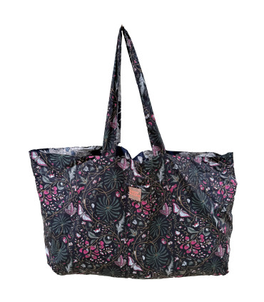 Sac Réversible en Coton Indien - Leïla / Péonie