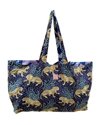 Sac Réversible en Coton Indien - Mawaké / Rajah Marine