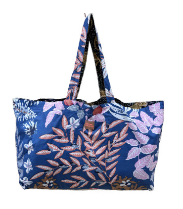 Sac Réversible en Coton Indien - Mawaké / Rajah Marine