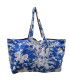 Sac Réversible en Coton Indien - Rajah Blush / Vivianne Bleu