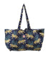 Sac Réversible en Coton Indien - Péonie / Rajah Marine
