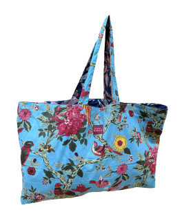 Sac Réversible en Coton Indien - Birdie / Mawaké