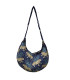 Sac Demi Lune en coton Indien Matelassé -RAJAH MARINE