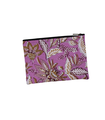 Trousse Coton indien Matelassé - Grande - Rosie