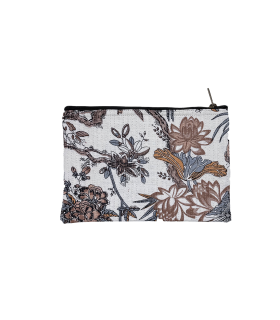 Trousse Coton Indien Matelassé - Grande - Péonie