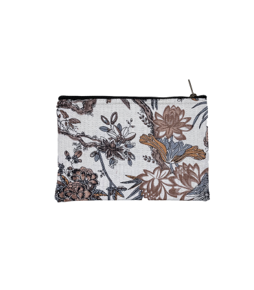 Trousse Coton Indien Matelassé - Grande - Péonie