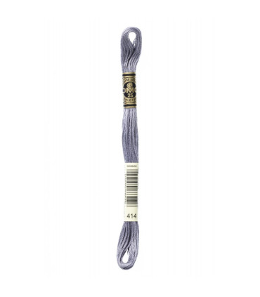 DMC : Mouliné Spécial 25 - Article 117 - 414 - PLOMB