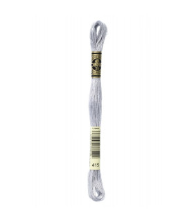 DMC : Mouliné Spécial 25 - Article 117 - 415 - GRIS CHROMÉ
