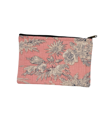 Trousse Coton Indien Matelassé - Grande - Vivianne Blush