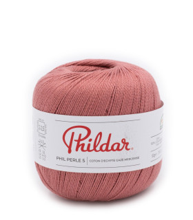 PHILDAR : Phil Perlé 5 - VIEUX ROSE