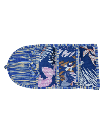 TROUSSE PLIÉE 2 POCHES Zip - Mawaké - BLEU