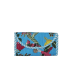 TROUSSE PLIÉE 2 POCHES Zip - Birdie - TURQUOISE