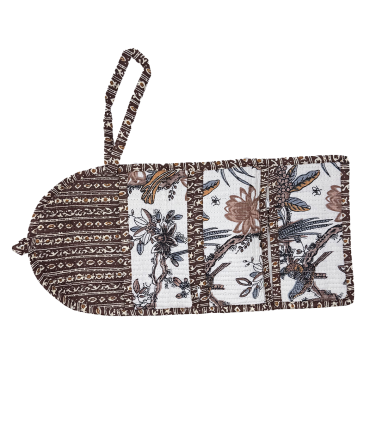 TROUSSE PLIÉE 2 POCHES Zip - Péonie