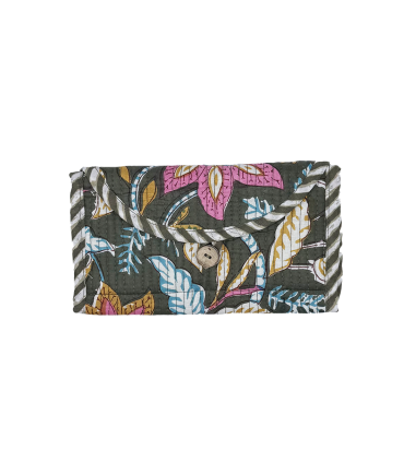 TROUSSE PLIÉE 2 POCHES Zip - Kakita - KAKI