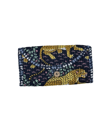TROUSSE PLIÉE 2 POCHES Zip - Rajah - MARINE