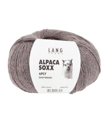 LANG YARNS ALPAGA SOXX 6 PLY VIEUXROSE MÉLANGE