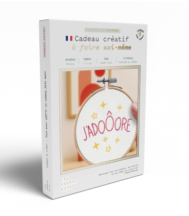 FRENCH KIT - Broderie décorative - J'ADOÔORE