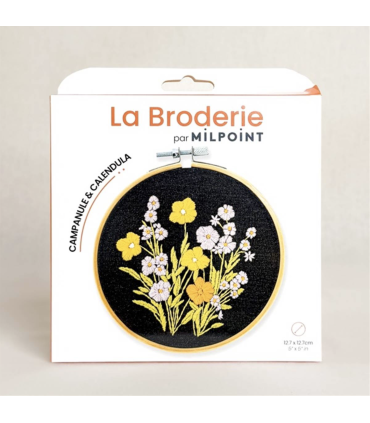 Kit Broderie - Campanule & Calendula