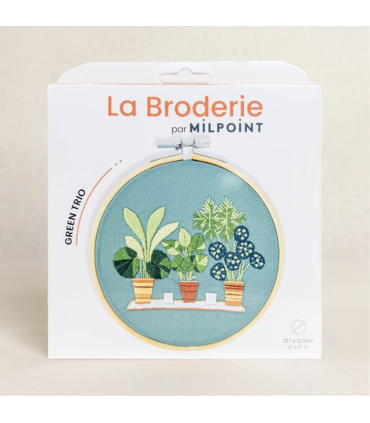 Kit Broderie - Green Trio