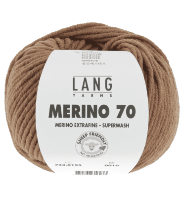 LANGYARNS - Mérino70 - MARRON