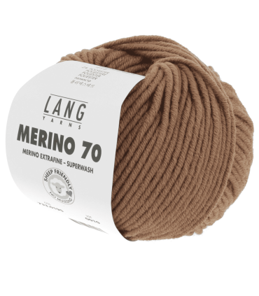 LANGYARNS - Mérino70 - MARRON