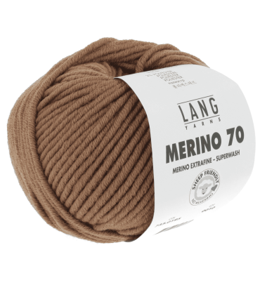 LANGYARNS - Mérino70 - MARRON