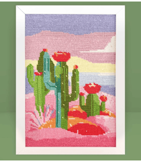 Milpoint - Canevas 28x38 - Le Rivage des Cactus
