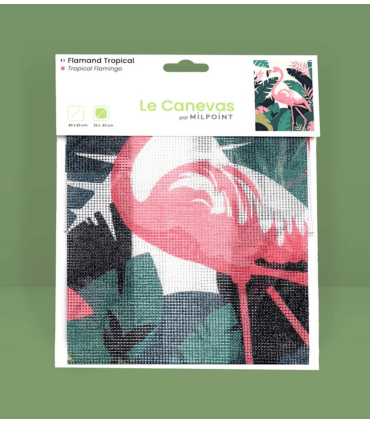 Milpoint - Canevas 40x50 - Flamand Tropical