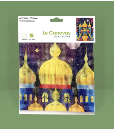 mil point - Canevas 40x50 - Palais d'Orient