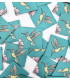 Étiquette tissée à coudre : COLIBRI - Céladon