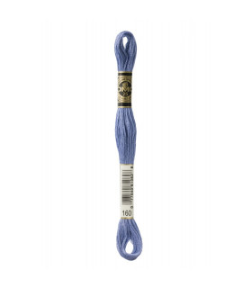 DMC - Mouliné Spécial 25 - Article 117 - 160 - BLEU ORAGE