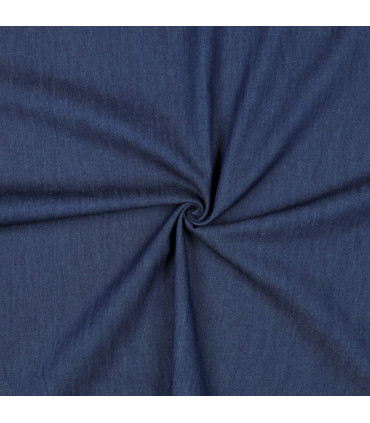 CHAMBRAY de coton - Jean INDIGO