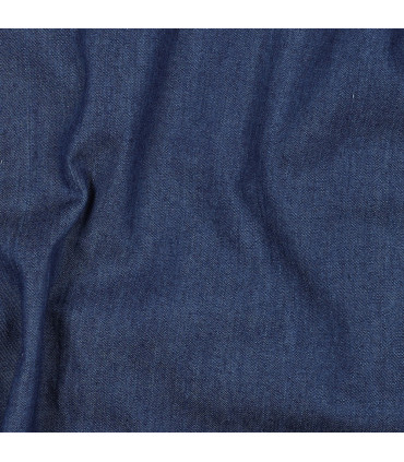 CHAMBRAY de coton - Jean INDIGO