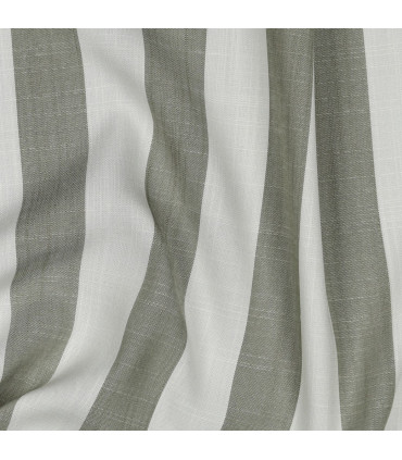Viscose - Rayures larges - KAKI