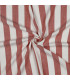 Viscose - Rayures larges - TERRACOTTA