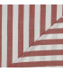 Viscose - Rayures larges - TERRACOTTA