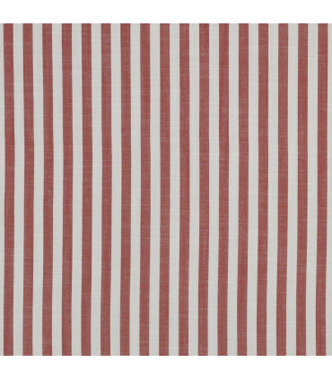 Viscose - Rayures fines - TERRACOTTA