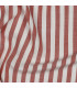 Viscose - Rayures fines - TERRACOTTA
