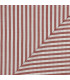 Viscose - Rayures fines - TERRACOTTA